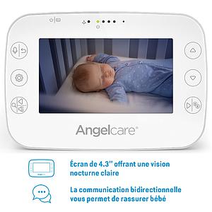 Babyphone AC327 son-mouvement avec caméra Angel Care