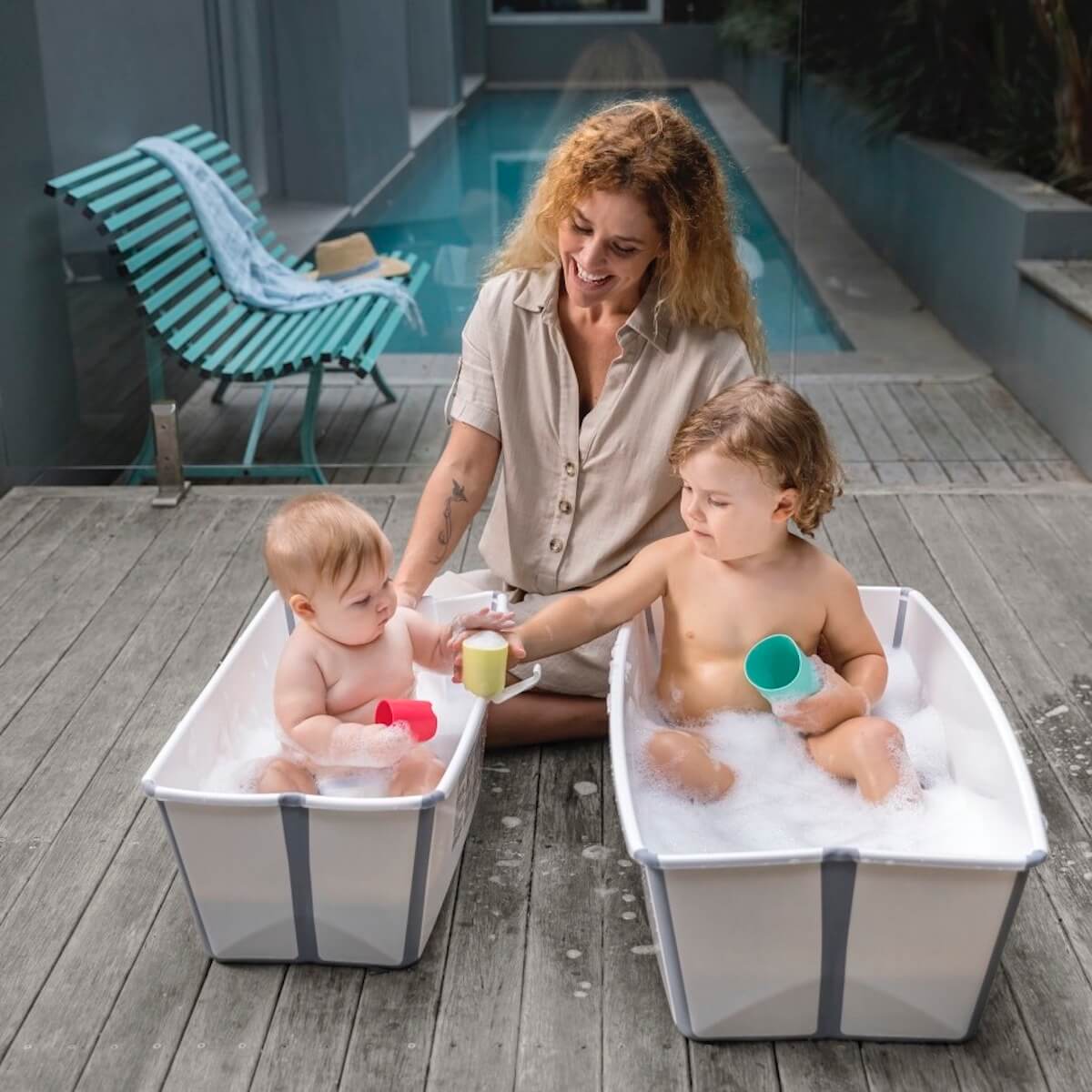 Baignoire FLEXI BATH Stokke blanc