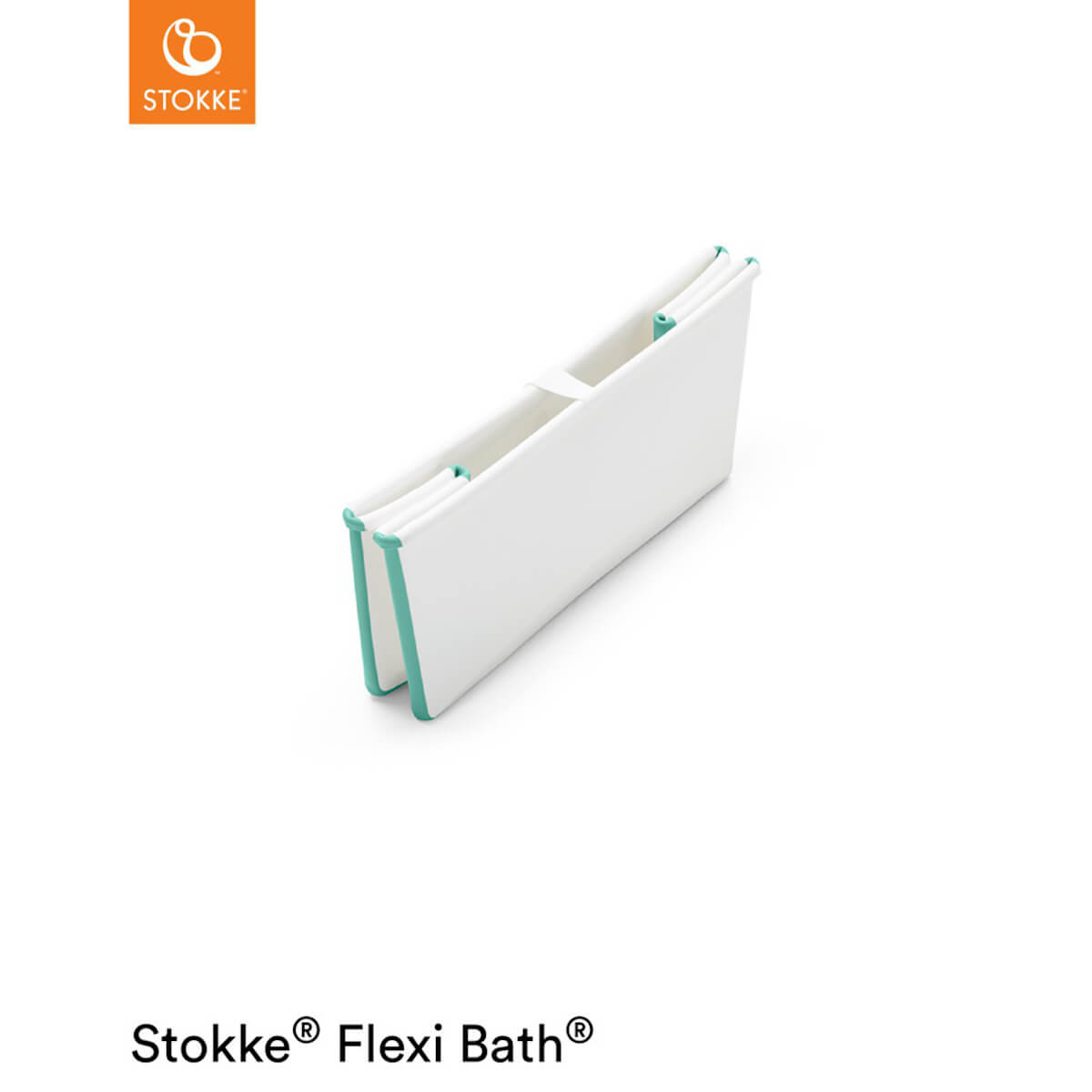 Baignoire-support nouveau-né FLEXI BATH Stokke blanc-aqua
