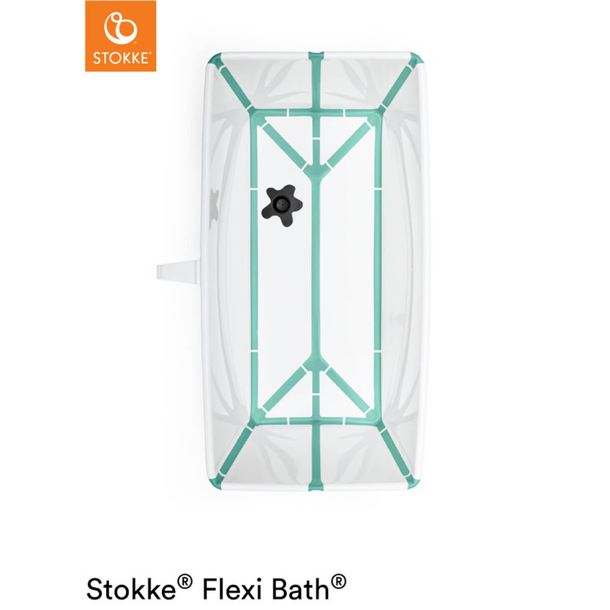 Baignoire-support nouveau-né FLEXI BATH Stokke blanc-aqua