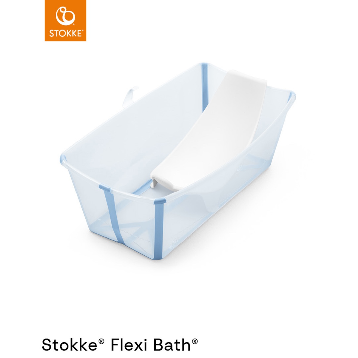 Baignoire-support nouveau-né FLEXI BATH Stokke glacier blue