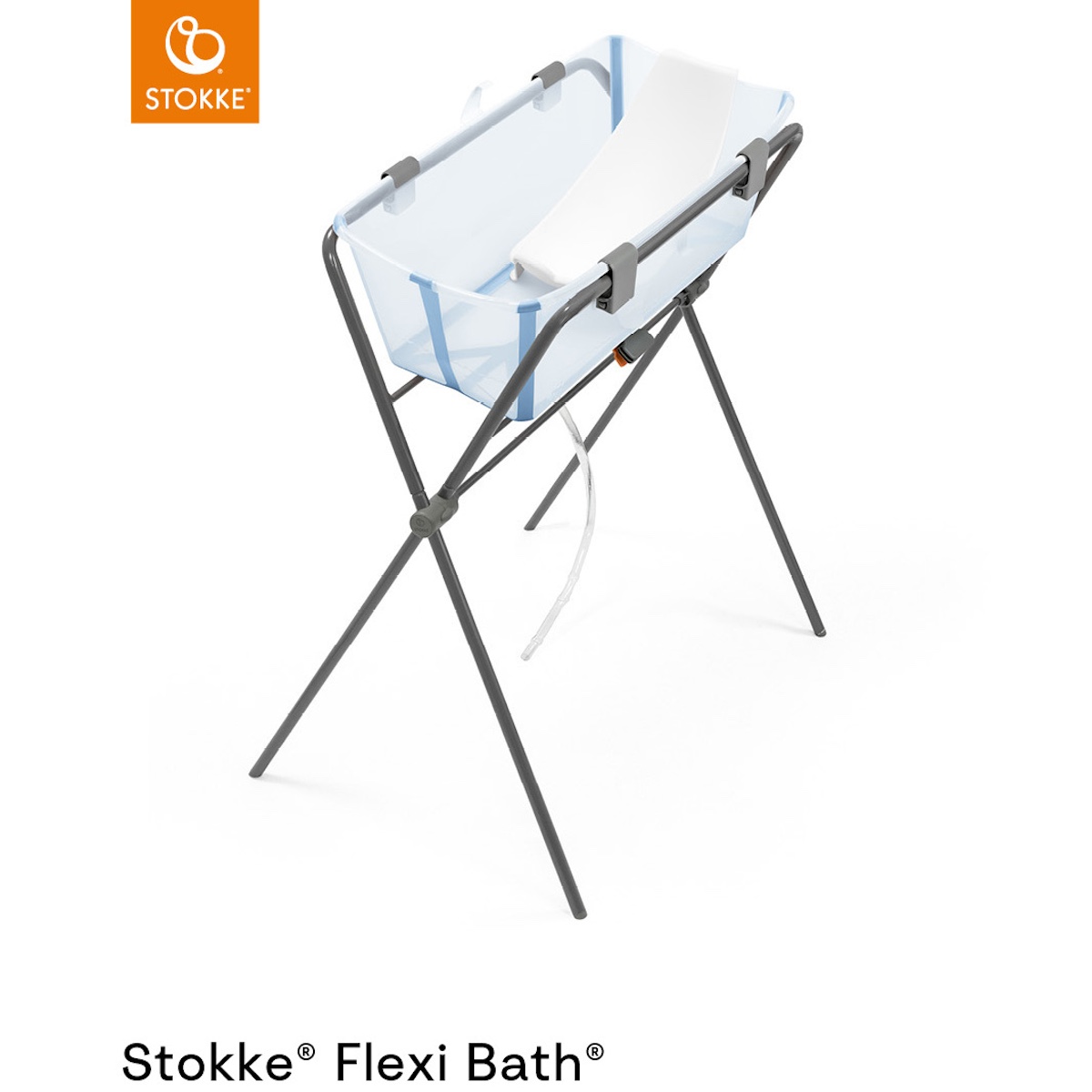 Baignoire-support nouveau-né FLEXI BATH Stokke glacier blue