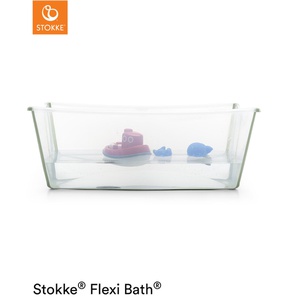Baignoire-support nouveau-né FLEXI BATH Stokke transparent-green
