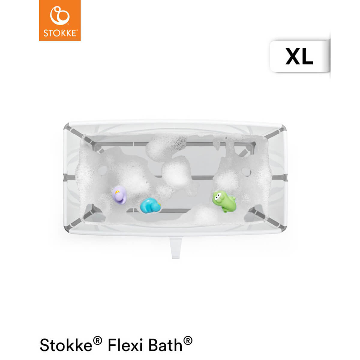 Baignoire XL FLEXI BATH Stokke blanc