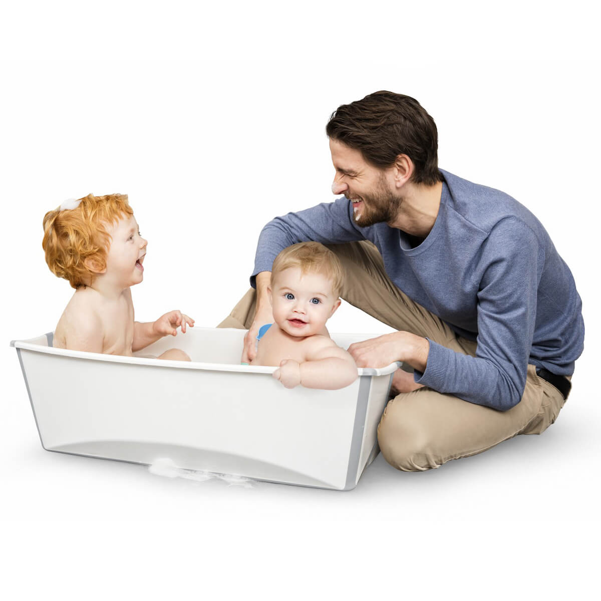 Baignoire XL FLEXI BATH Stokke blanc
