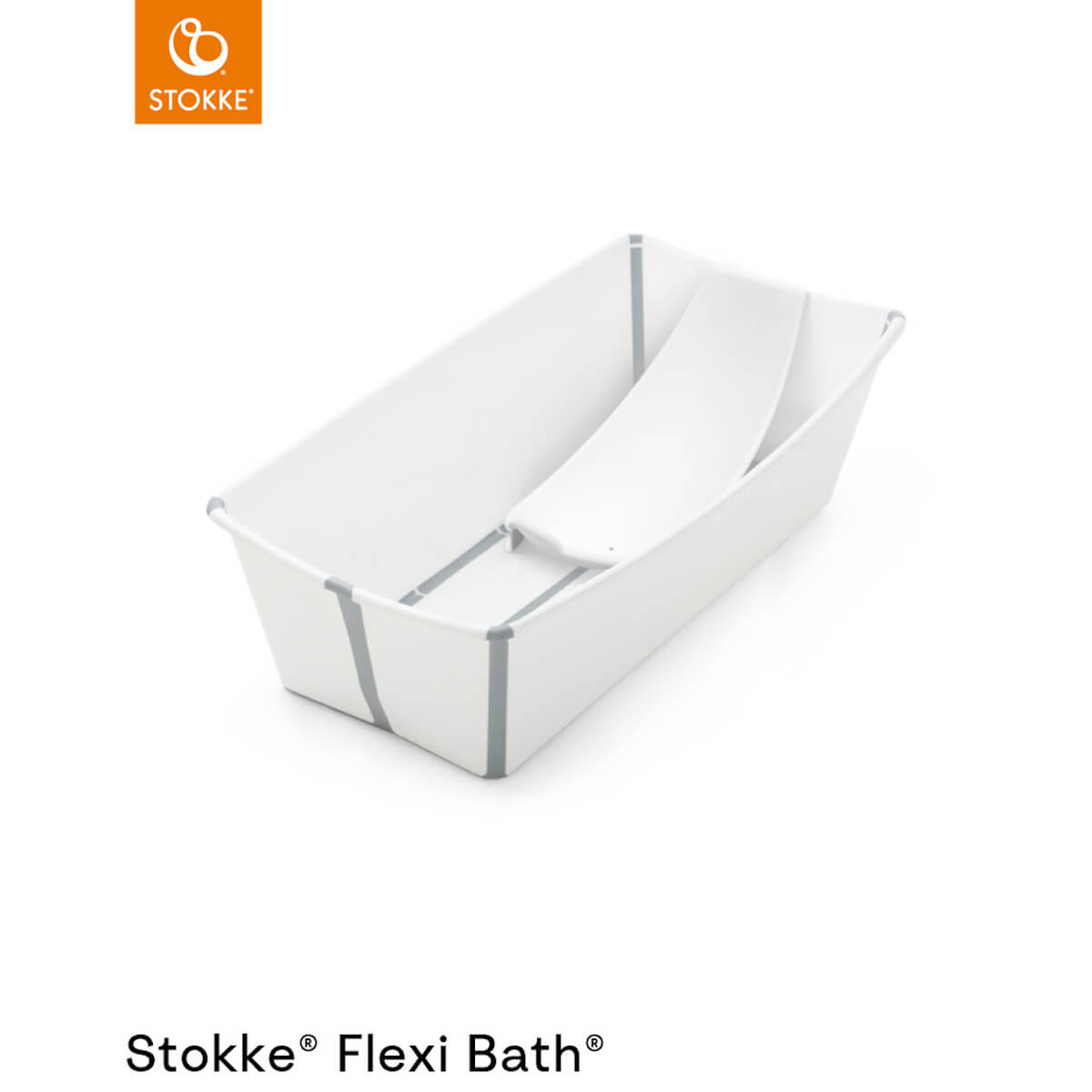 Baignoire XL-support nouveau-né FLEXI BATH Stokke blanc