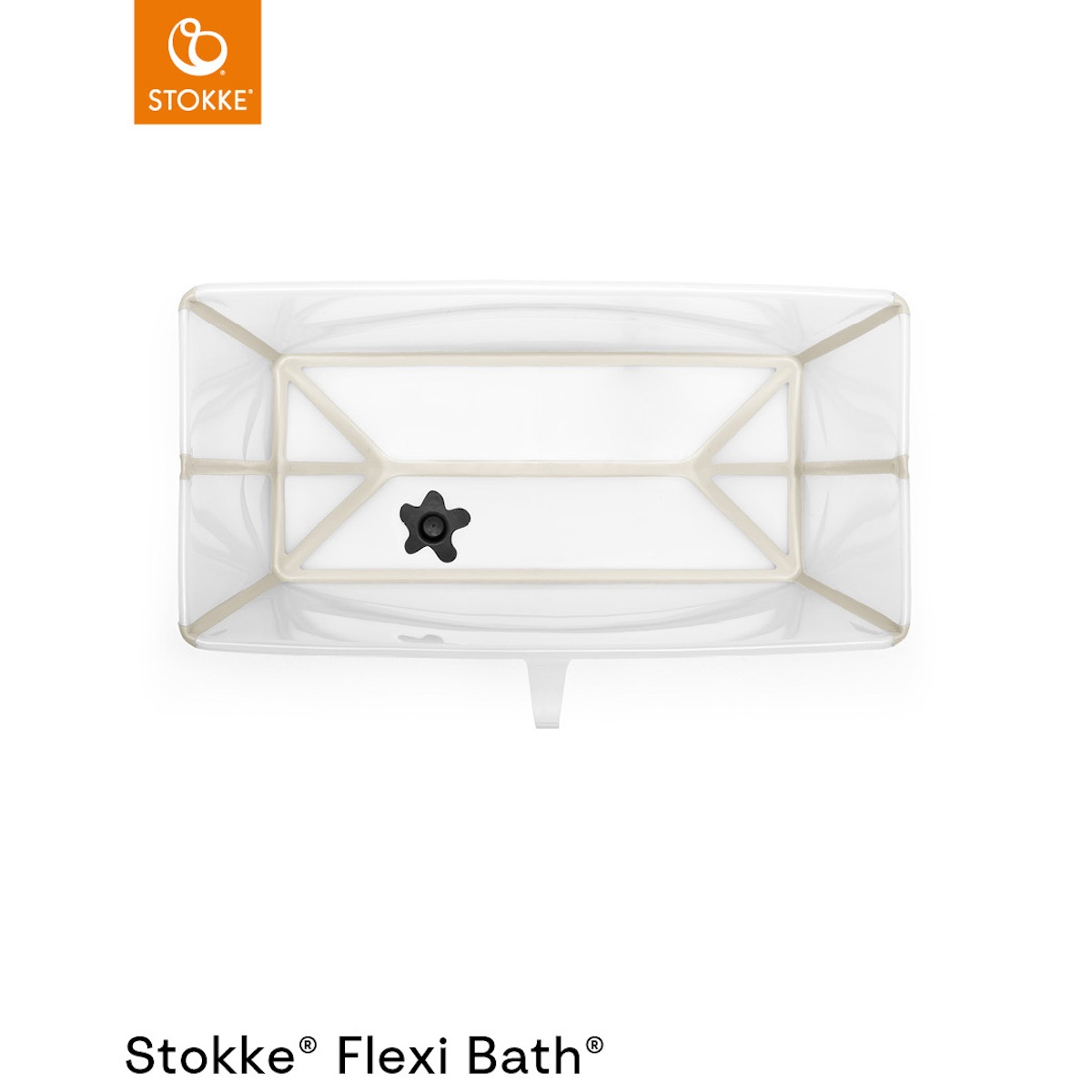 Baignoire XL-support nouveau-né FLEXI BATH Stokke sandy beige