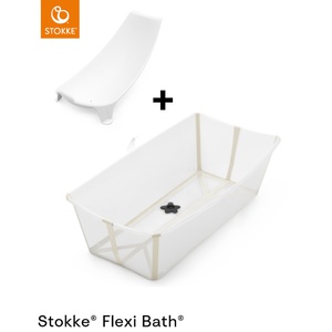 Baignoire XL-support nouveau-né FLEXI BATH Stokke sandy beige