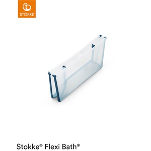 Baignoire XL-support nouveau-né FLEXI BATH Stokke transparent-bleu