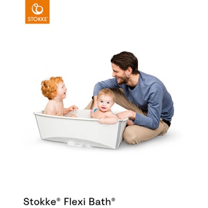 Baignoire XL-support nouveau-né FLEXI BATH Stokke transparent-bleu