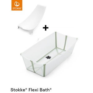 Baignoire XL-support nouveau-né FLEXI BATH Stokke transparent-green