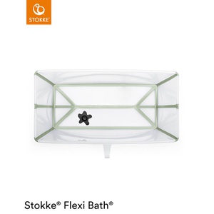Baignoire XL-support nouveau-né FLEXI BATH Stokke transparent-green