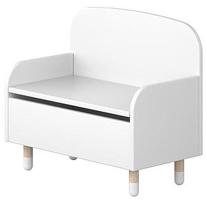 Banc rangement enfant DOTS Flexa blanc