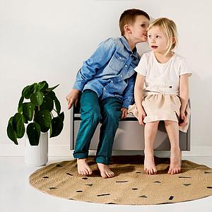 Banc rangement enfant DOTS Flexa blanc