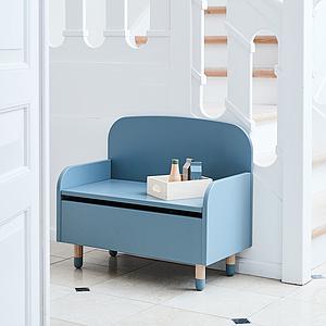 Banc rangement enfant DOTS Flexa bleu