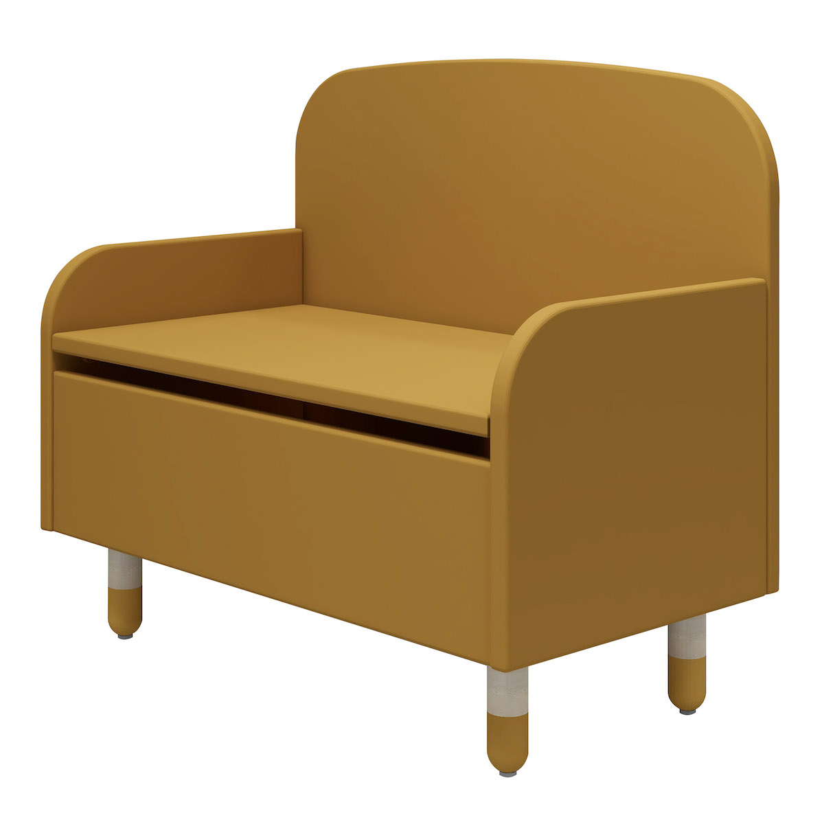 Banc rangement enfant DOTS Flexa Mustard