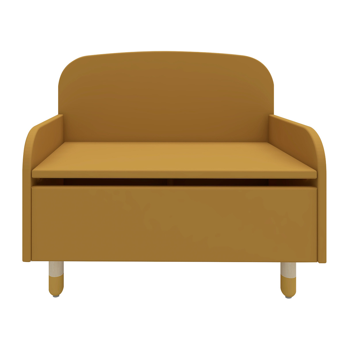 Banc rangement enfant DOTS Flexa Mustard