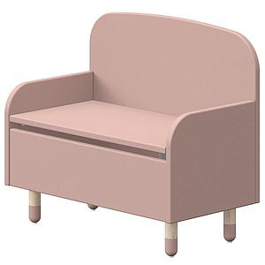 Banc rangement enfant DOTS Flexa rose 