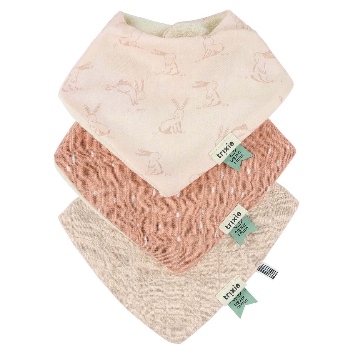Bandana 3pc Mix Rosy RABBIT Trixie