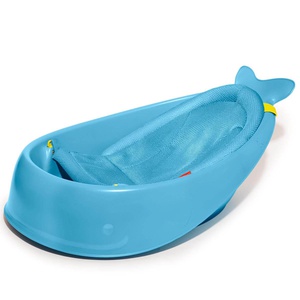 Bañera Pequeña Moby de 3 Etapas Azul Skip Hop