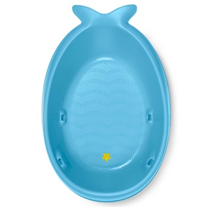Bañera Pequeña Moby de 3 Etapas Azul Skip Hop