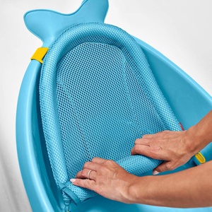 Bañera Pequeña Moby de 3 Etapas Azul Skip Hop