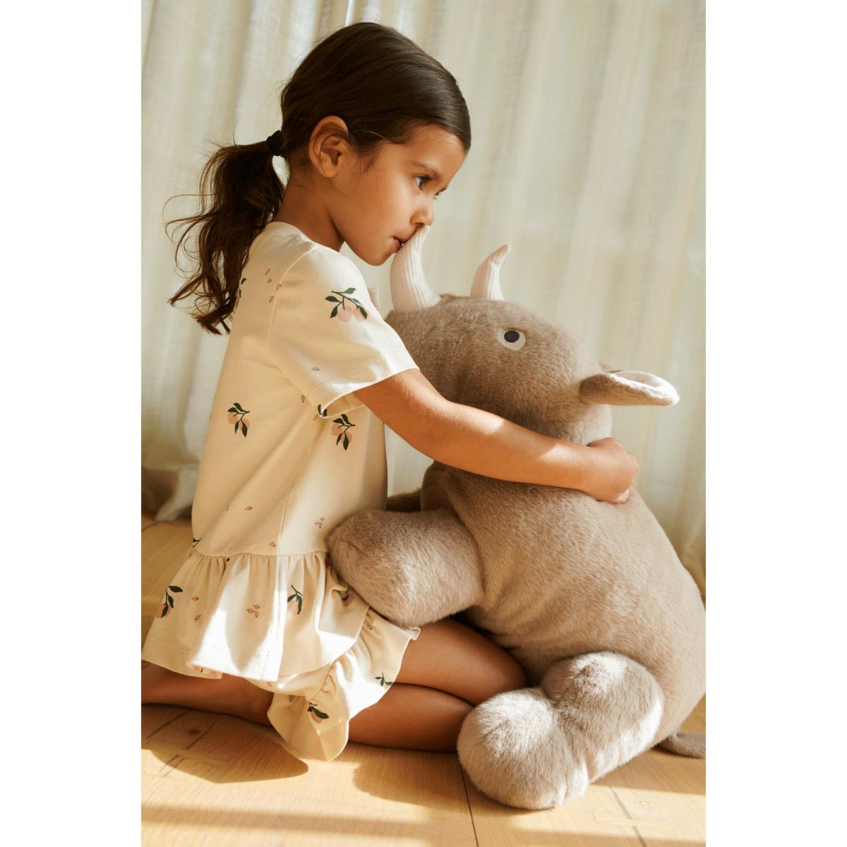 Barnaby Rhino Large Teddy Liewood Stone beige