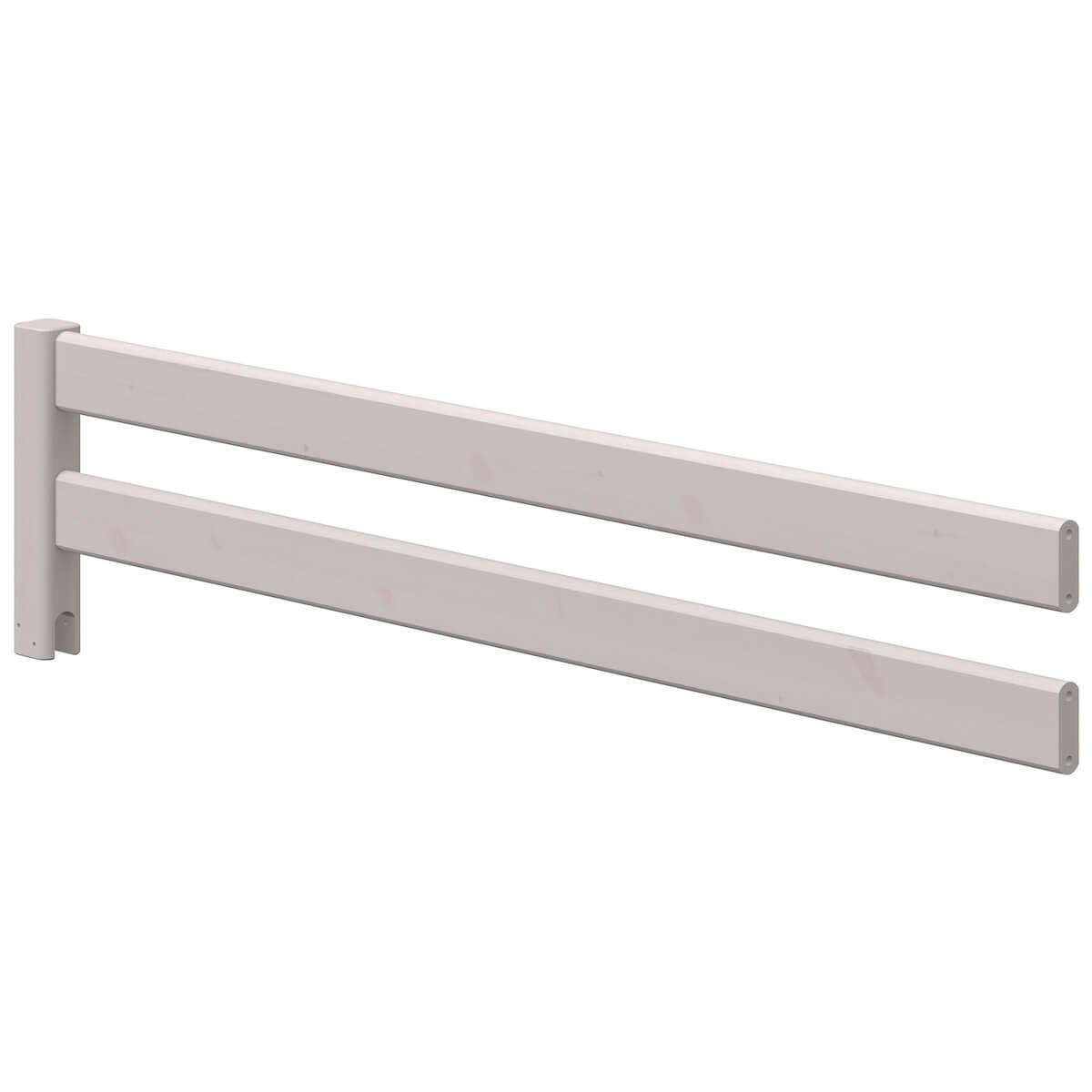 Barrière de sécurité 3-4 lit 200cm échelle ou toboggan CLASSIC Flexa grey washed 