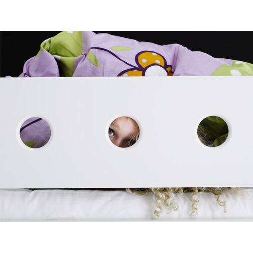 Barrière de sécurité 3/4  pour lit 200cm WHITE Flexa blanche