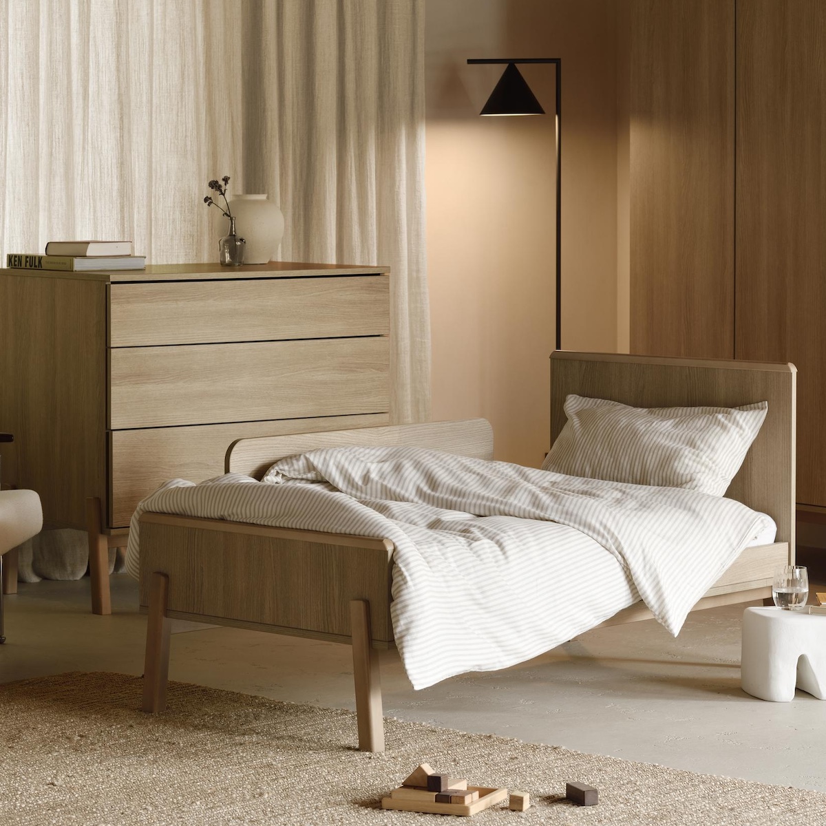 Barrière de sécurité 90cm Quax honey ash