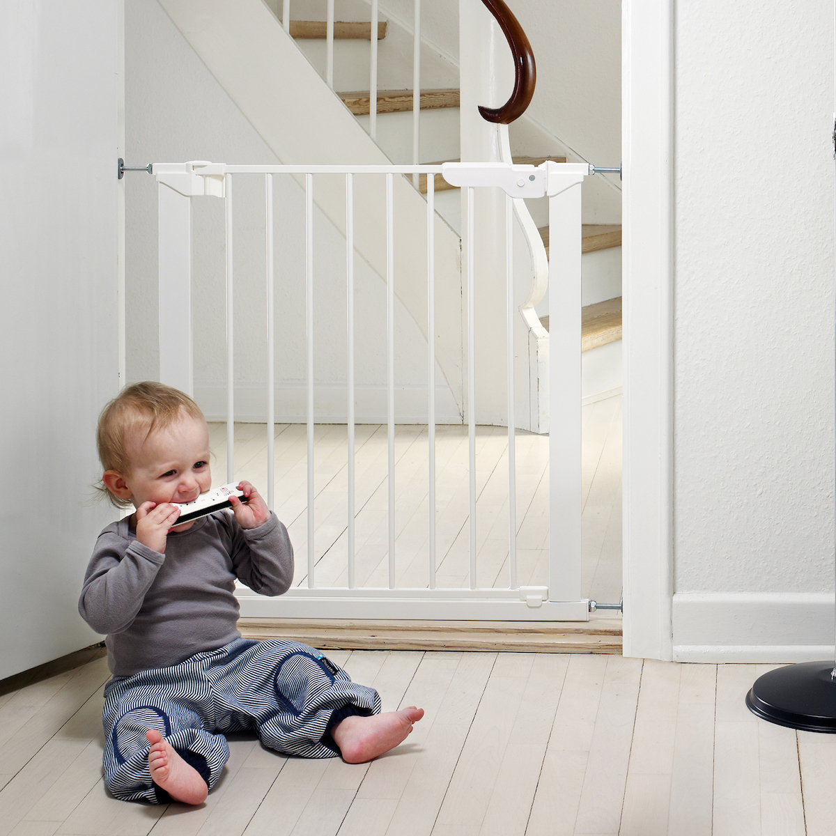 Barrière de sécurité ASTA Babydan (Sans Rallonges) Blanc