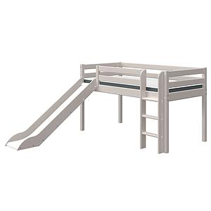Barrière de sécurité centrale 200cm échelle-toboggan CLASSIC Flexa grey washed 