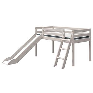 Barrière de sécurité centrale 200cm échelle-toboggan CLASSIC Flexa grey washed 