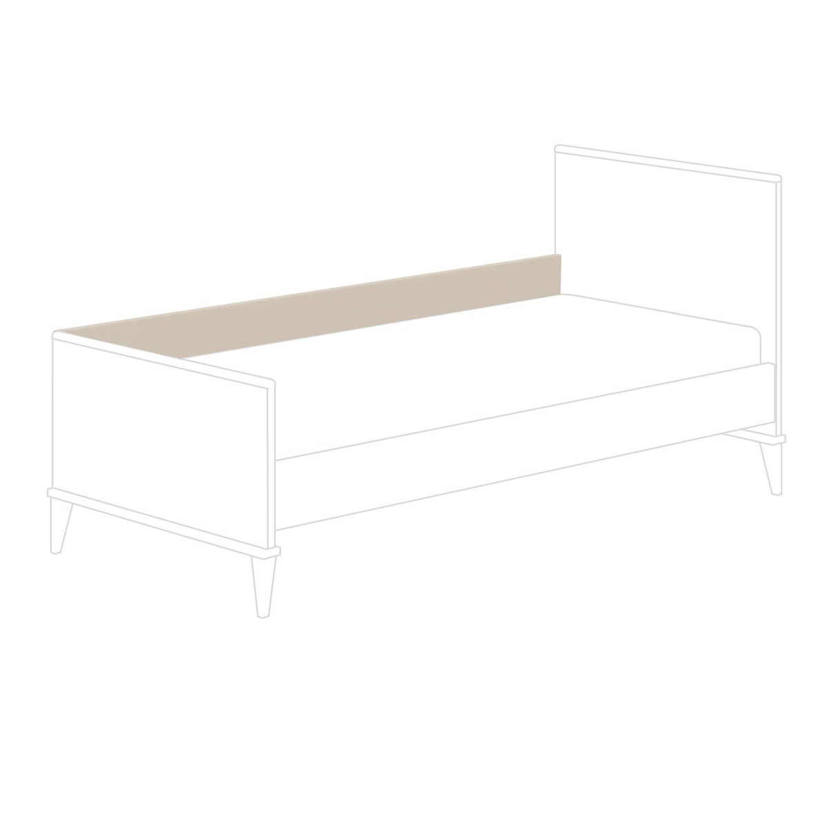 Barrière de sécurité lit junior MILA & BEN Paidi Beige cashmere