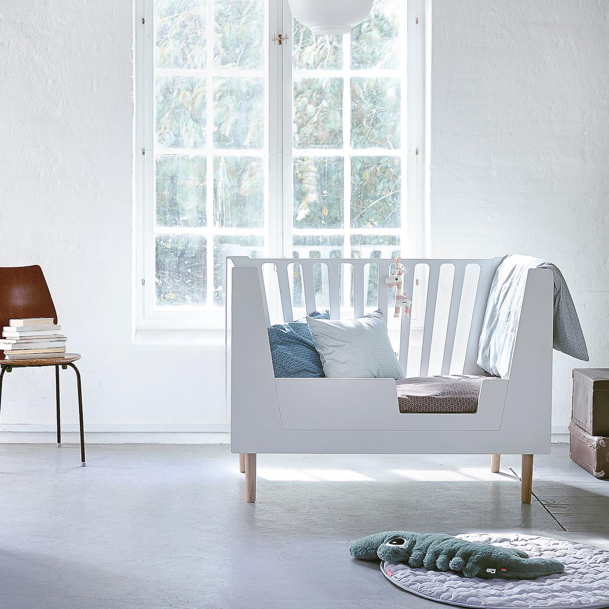 Barriere Lit Bebe 70x140cm Done By Deer Blanc Abitare Kids