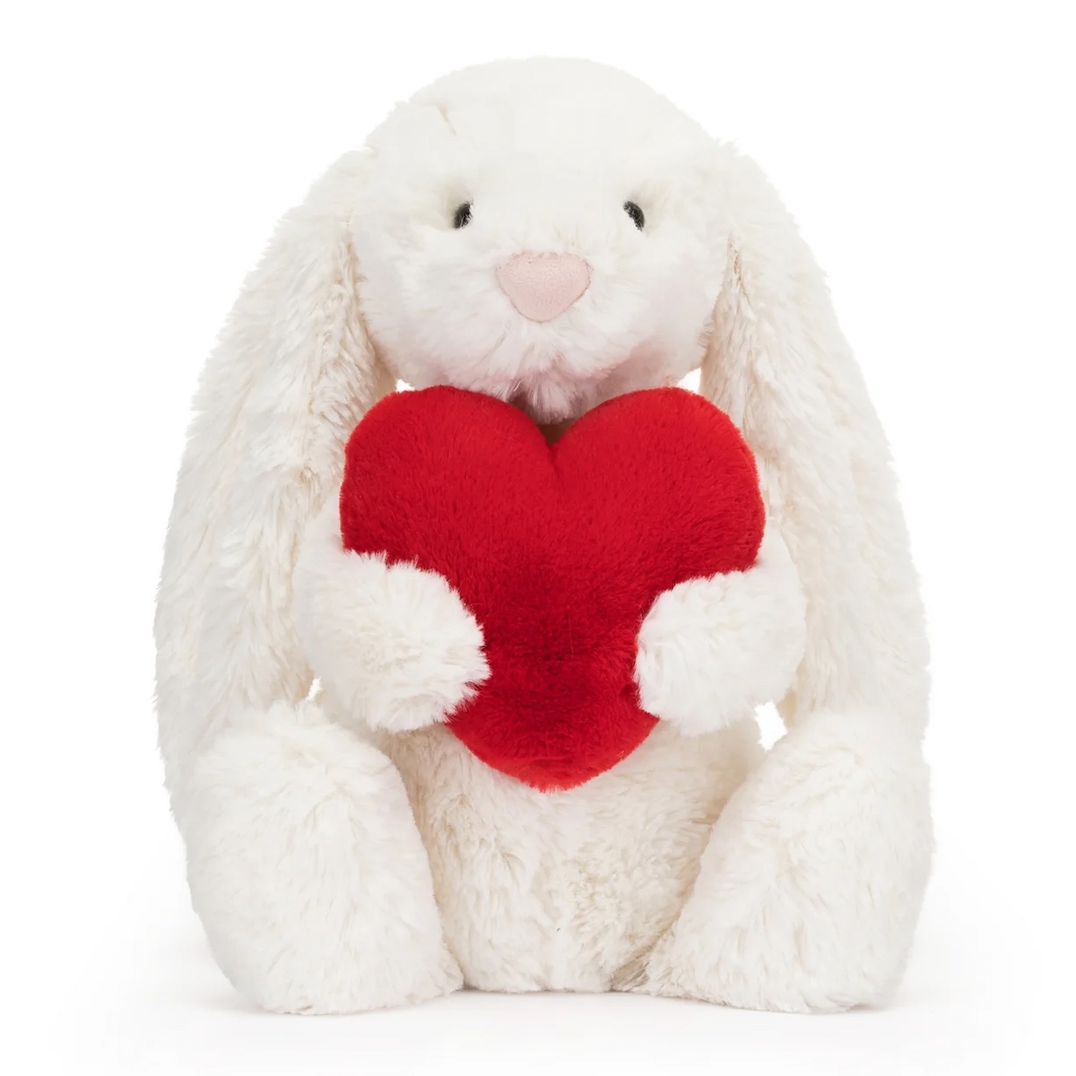 Bashful Red Love Heart Bunny Original Jellycat