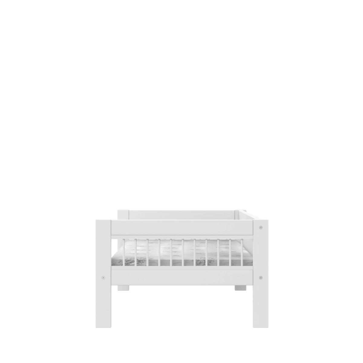 Basic Bett 90x200cm BREEZE Lifetime weiß