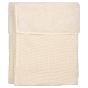Bassinet blanket teddy Malada Koeka warm white