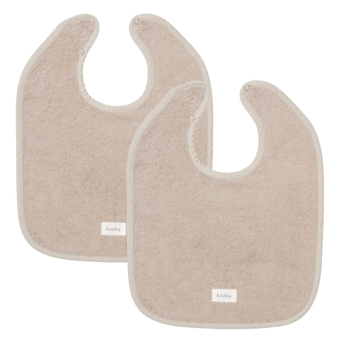 Bavoir 2-pack DIJON DAILY Koeka clay