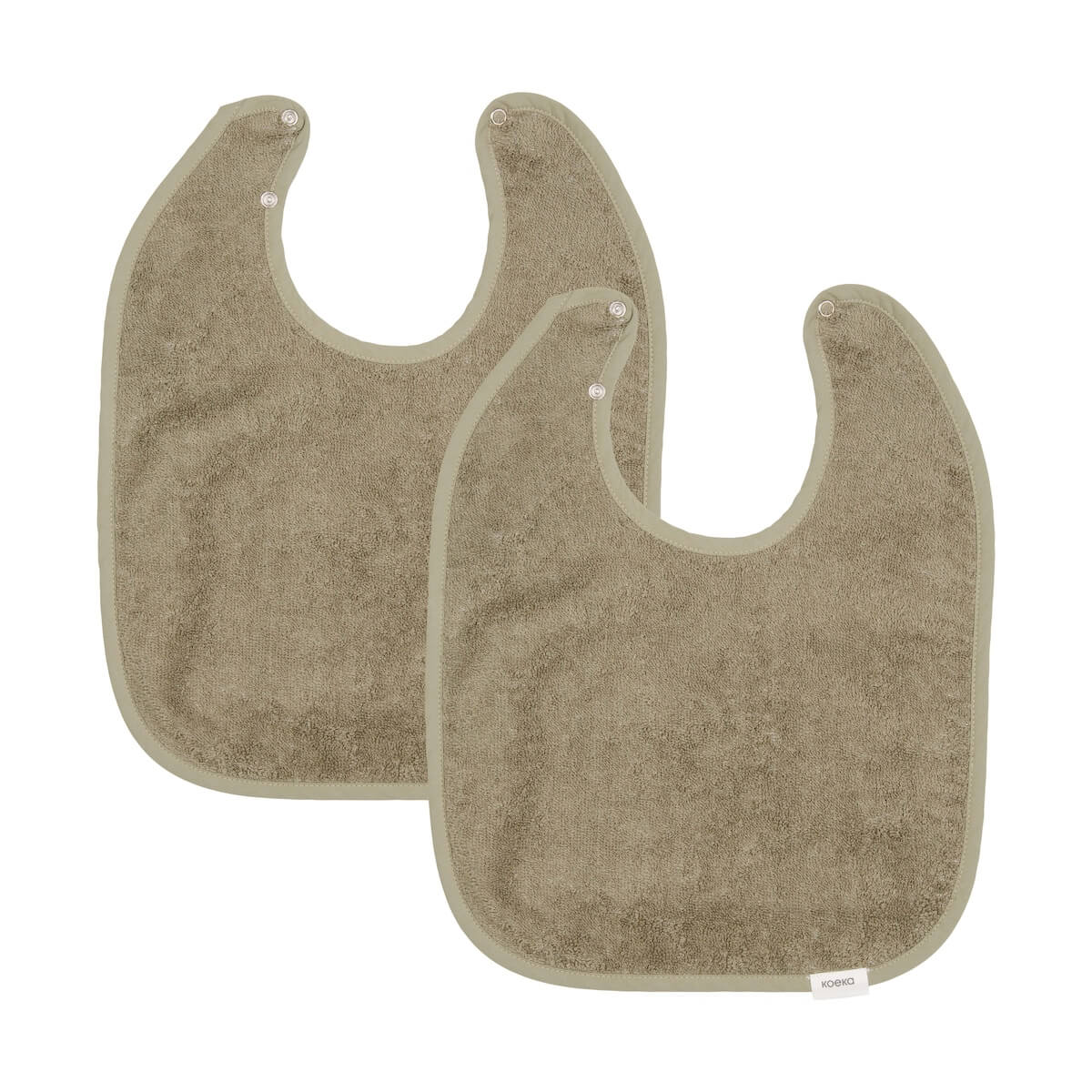 Bavoir 2-pack DIJON DAILY Koeka moss
