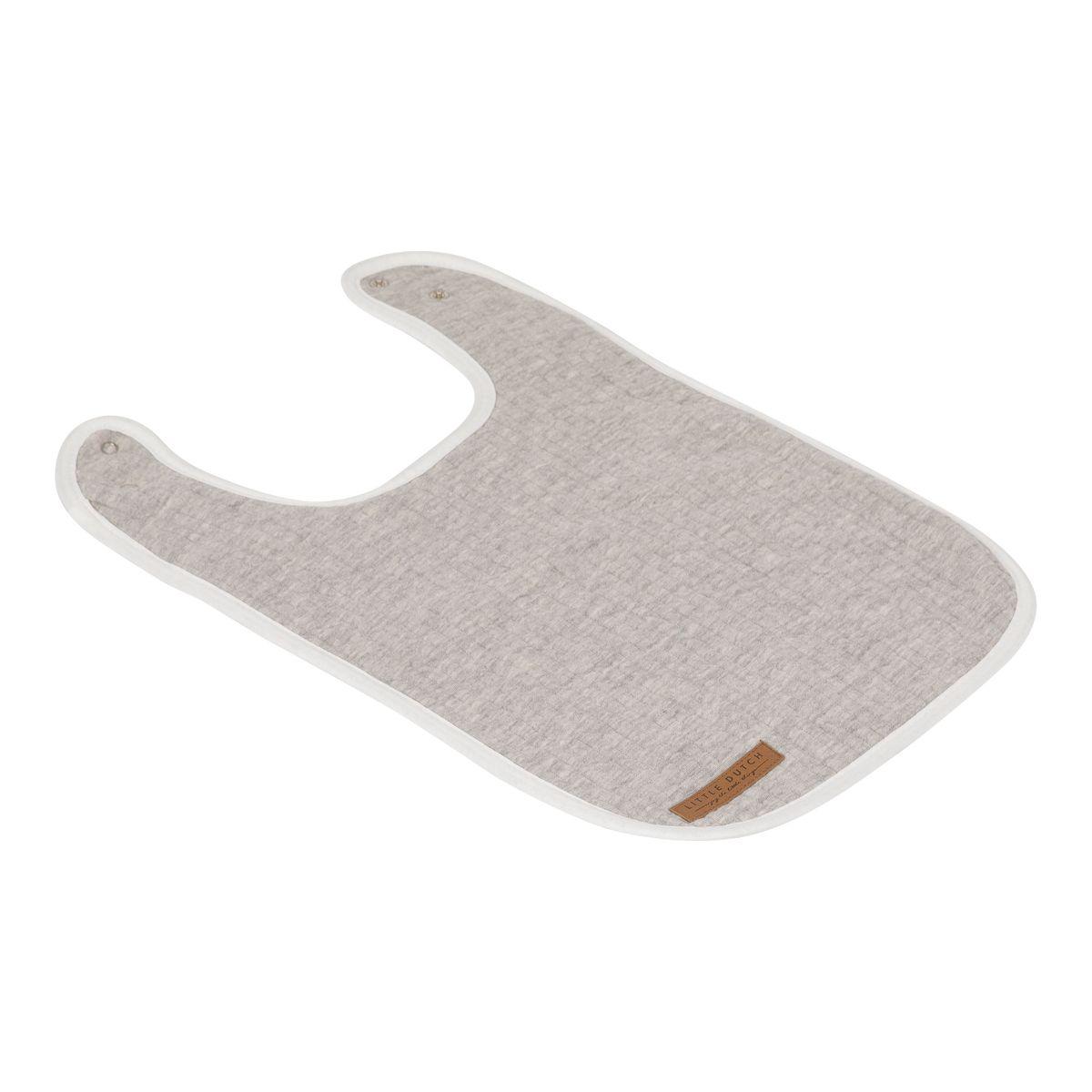 Bavoir à pression PURE Little Dutch grey 