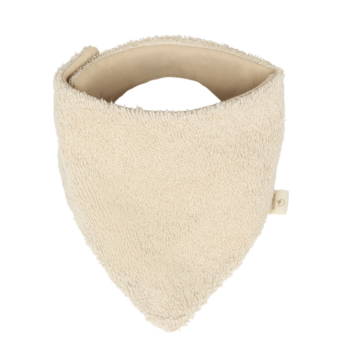 Bavoir bandana nouveau-né SO CUTE Nobodinoz almond