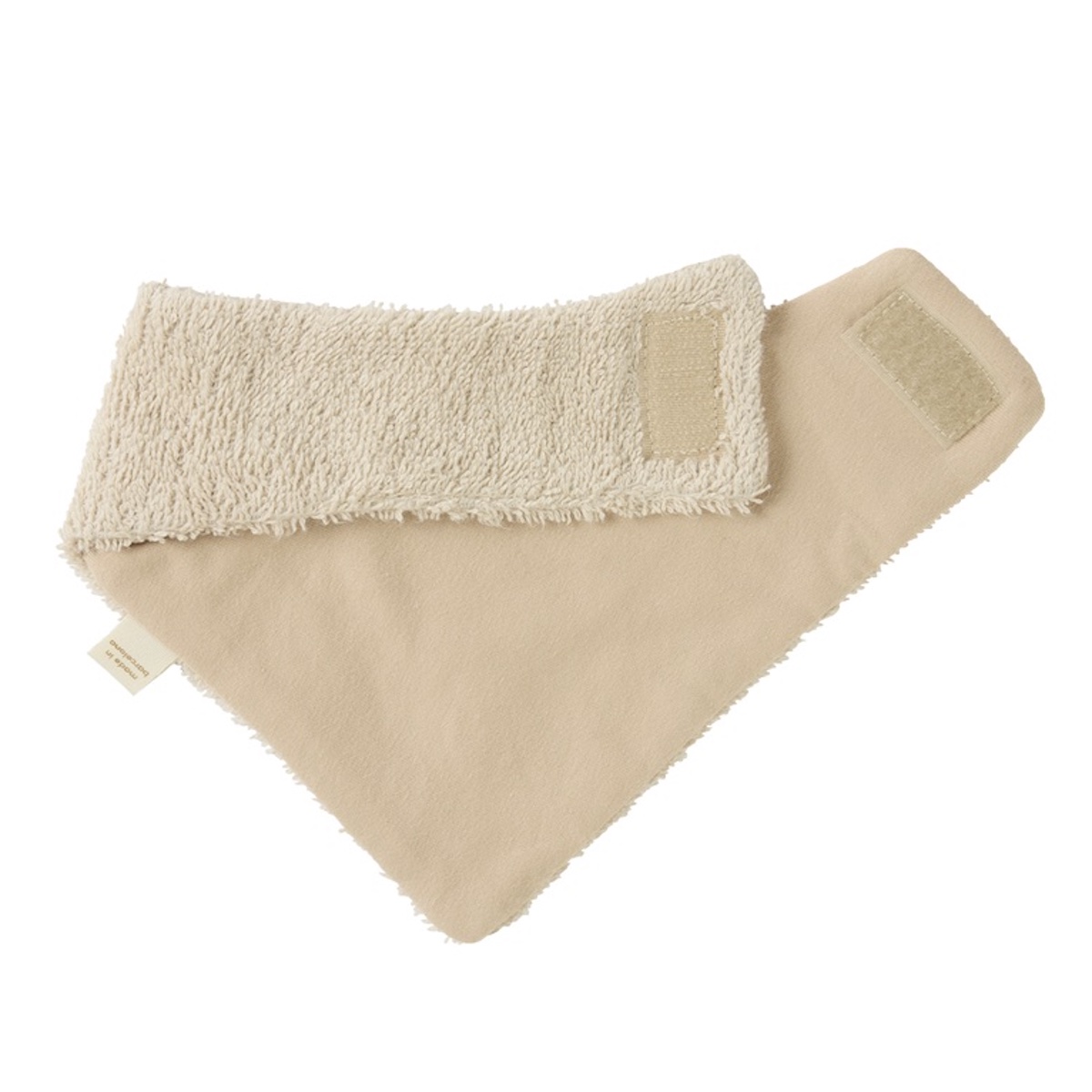 Bavoir bandana nouveau-né SO CUTE Nobodinoz almond