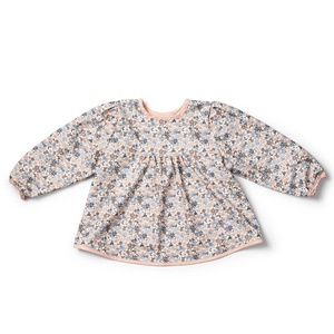 Bavoir bébé avec manches Elodie Blue Garden Light