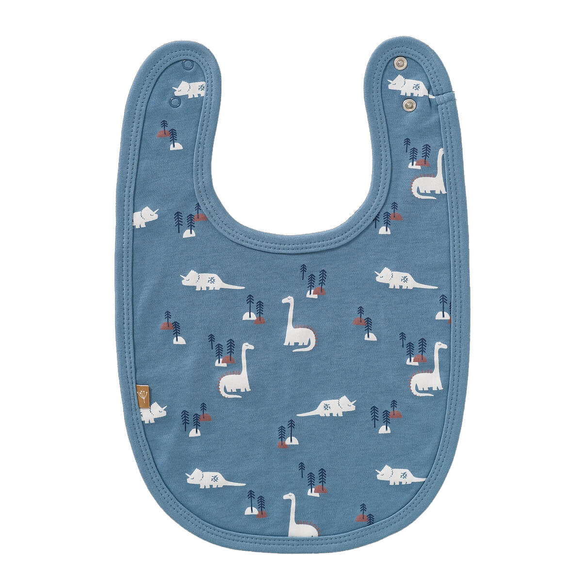 Bavoir DINO Fresk bleu