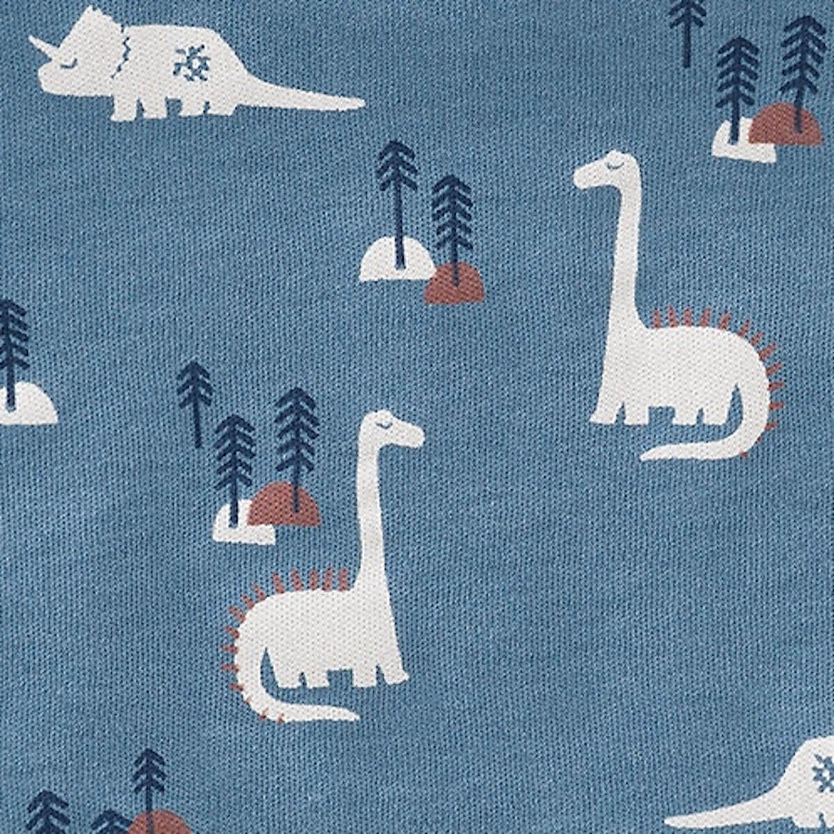 Bavoir DINO Fresk bleu