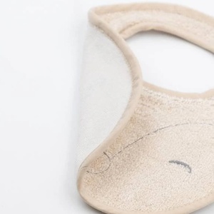 Bavoir Fox 25cm Bamboom almond