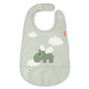 Bavoir HAPPY CLOUDS Done by Deer vert