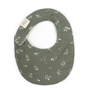 Bavoir imprimé Babyshower misty woods