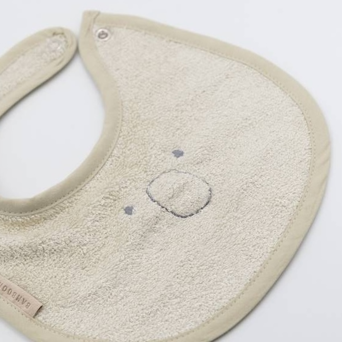 Bavoir Koala 25cm Bamboom oyser grey